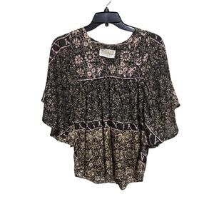 Anthropologie Sunner 100% Silk Blouse S